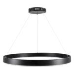 kelvo® VENOM KLV-101-0190 Κρεμαστό Φωτιστικό Οροφής LED 67W 6700lm 120° AC 220-240V IP20 Ρυθμιζόμενο Λευκό CCT με Χειριστήριο από 2700K έως 6000K Dimmable - Lumileds SMD Chip - Μαύρο Ματ - Μ80 x Π80 x Υ6.5cm - 3 Χρόνια Εγγύηση - Image 5