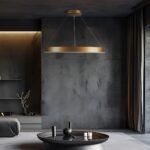 kelvo® VENOM KLV-101-0192 Κρεμαστό Φωτιστικό Οροφής LED 67W 6700lm 120° AC 220-240V IP20 Ρυθμιζόμενο Λευκό CCT με Χειριστήριο από 2700K έως 6000K Dimmable - Lumileds SMD Chip - Χρυσό Πλατίνα - Μ80 x Π80 x Υ6.5cm - 3 Χρόνια Εγγύηση - Image 2