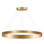 kelvo® VENOM KLV-101-0192 Κρεμαστό Φωτιστικό Οροφής LED 67W 6700lm 120° AC 220-240V IP20 Ρυθμιζόμενο Λευκό CCT με Χειριστήριο από 2700K έως 6000K Dimmable - Lumileds SMD Chip - Χρυσό Πλατίνα - Μ80 x Π80 x Υ6.5cm - 3 Χρόνια Εγγύηση - Image 5