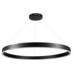 kelvo® VENOM KLV-101-0193 Κρεμαστό Φωτιστικό Οροφής LED 75W 7500lm 120° AC 220-240V IP20 Ρυθμιζόμενο Λευκό CCT με Χειριστήριο από 2700K έως 6000K Dimmable - Lumileds SMD Chip - Μαύρο Ματ - Μ100 x Π100 x Υ6.5cm - 3 Χρόνια Εγγύηση - Image 3