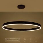 kelvo® VENOM KLV-101-0193 Κρεμαστό Φωτιστικό Οροφής LED 75W 7500lm 120° AC 220-240V IP20 Ρυθμιζόμενο Λευκό CCT με Χειριστήριο από 2700K έως 6000K Dimmable - Lumileds SMD Chip - Μαύρο Ματ - Μ100 x Π100 x Υ6.5cm - 3 Χρόνια Εγγύηση - Image 12