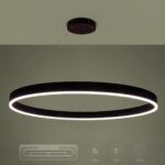 kelvo® VENOM KLV-101-0193 Κρεμαστό Φωτιστικό Οροφής LED 75W 7500lm 120° AC 220-240V IP20 Ρυθμιζόμενο Λευκό CCT με Χειριστήριο από 2700K έως 6000K Dimmable - Lumileds SMD Chip - Μαύρο Ματ - Μ100 x Π100 x Υ6.5cm - 3 Χρόνια Εγγύηση - Image 13