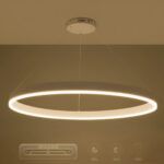 kelvo® VENOM KLV-101-0194 Κρεμαστό Φωτιστικό Οροφής LED 75W 7500lm 120° AC 220-240V IP20 Ρυθμιζόμενο Λευκό CCT με Χειριστήριο από 2700K έως 6000K Dimmable - Lumileds SMD Chip - Λευκό Ματ - Μ100 x Π100 x Υ6.5cm - 3 Χρόνια Εγγύηση - Image 12