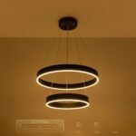 kelvo® VENOM KLV-101-0196 Κρεμαστό Φωτιστικό Οροφής LED 75W 7500lm 120° AC 220-240V IP20 Ρυθμιζόμενο Λευκό CCT με Χειριστήριο από 2700K έως 6000K Dimmable - Lumileds SMD Chip - Μαύρο Ματ - Μ60 x Π60 x Υ40cm - 3 Χρόνια Εγγύηση - Image 13