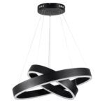 kelvo® VENOM KLV-101-0196 Κρεμαστό Φωτιστικό Οροφής LED 75W 7500lm 120° AC 220-240V IP20 Ρυθμιζόμενο Λευκό CCT με Χειριστήριο από 2700K έως 6000K Dimmable - Lumileds SMD Chip - Μαύρο Ματ - Μ60 x Π60 x Υ40cm - 3 Χρόνια Εγγύηση - Image 6