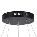 kelvo® VENOM KLV-101-0196 Κρεμαστό Φωτιστικό Οροφής LED 75W 7500lm 120° AC 220-240V IP20 Ρυθμιζόμενο Λευκό CCT με Χειριστήριο από 2700K έως 6000K Dimmable - Lumileds SMD Chip - Μαύρο Ματ - Μ60 x Π60 x Υ40cm - 3 Χρόνια Εγγύηση - Image 9