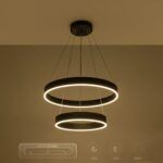 kelvo® VENOM KLV-101-0196 Κρεμαστό Φωτιστικό Οροφής LED 75W 7500lm 120° AC 220-240V IP20 Ρυθμιζόμενο Λευκό CCT με Χειριστήριο από 2700K έως 6000K Dimmable - Lumileds SMD Chip - Μαύρο Ματ - Μ60 x Π60 x Υ40cm - 3 Χρόνια Εγγύηση - Image 14