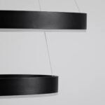 kelvo® VENOM KLV-101-0196-V2 Κρεμαστό Φωτιστικό Οροφής LED 75W 7500lm 120° AC 220-240V IP20 Ρυθμιζόμενο Λευκό CCT με Χειριστήριο από 2700K έως 6000K Dimmable - Lumileds SMD Chip - Μαύρο Ματ - Μ60 x Π60 x Υ40cm - 3 Χρόνια Εγγύηση - Image 8