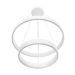 kelvo® VENOM KLV-101-0197 Κρεμαστό Φωτιστικό Οροφής LED 75W 7500lm 120° AC 220-240V IP20 Ρυθμιζόμενο Λευκό CCT με Χειριστήριο από 2700K έως 6000K Dimmable - Lumileds SMD Chip - Λευκό Ματ - Μ60 x Π60 x Υ40cm - 3 Χρόνια Εγγύηση - Image 5