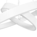 kelvo® VENOM KLV-101-0197 Κρεμαστό Φωτιστικό Οροφής LED 75W 7500lm 120° AC 220-240V IP20 Ρυθμιζόμενο Λευκό CCT με Χειριστήριο από 2700K έως 6000K Dimmable - Lumileds SMD Chip - Λευκό Ματ - Μ60 x Π60 x Υ40cm - 3 Χρόνια Εγγύηση - Image 7