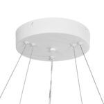 kelvo® VENOM KLV-101-0197-V2 Κρεμαστό Φωτιστικό Οροφής LED 75W 7500lm 120° AC 220-240V IP20 Ρυθμιζόμενο Λευκό CCT με Χειριστήριο από 2700K έως 6000K Dimmable - Lumileds SMD Chip - Λευκό Ματ - Μ60 x Π60 x Υ40cm - 3 Χρόνια Εγγύηση - Image 9