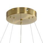 kelvo® VENOM KLV-101-0198 Κρεμαστό Φωτιστικό Οροφής LED 75W 7500lm 120° AC 220-240V IP20 Ρυθμιζόμενο Λευκό CCT με Χειριστήριο από 2700K έως 6000K Dimmable - Lumileds SMD Chip - Χρυσό Πλατίνα - Μ60 x Π60 x Υ40cm - 3 Χρόνια Εγγύηση - Image 9