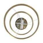 kelvo® VENOM KLV-101-0198-V2 Κρεμαστό Φωτιστικό Οροφής LED 75W 7500lm 120° AC 220-240V IP20 Ρυθμιζόμενο Λευκό CCT με Χειριστήριο από 2700K έως 6000K Dimmable - Lumileds SMD Chip - Χρυσό Πλατίνα - Μ60 x Π60 x Υ40cm - 3 Χρόνια Εγγύηση - Image 10