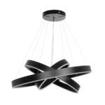 kelvo® VENOM KLV-101-0199 Κρεμαστό Φωτιστικό Οροφής LED 120W 12000lm 120° AC 220-240V IP20 Ρυθμιζόμενο Λευκό CCT με Χειριστήριο από 2700K έως 6000K Dimmable - Lumileds SMD Chip - Μαύρο Ματ - Μ80 x Π80 x Υ80cm - 3 Χρόνια Εγγύηση - Image 6