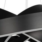 kelvo® VENOM KLV-101-0199 Κρεμαστό Φωτιστικό Οροφής LED 120W 12000lm 120° AC 220-240V IP20 Ρυθμιζόμενο Λευκό CCT με Χειριστήριο από 2700K έως 6000K Dimmable - Lumileds SMD Chip - Μαύρο Ματ - Μ80 x Π80 x Υ80cm - 3 Χρόνια Εγγύηση - Image 7