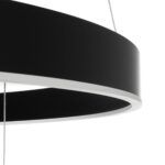 kelvo® VENOM KLV-101-0199 Κρεμαστό Φωτιστικό Οροφής LED 120W 12000lm 120° AC 220-240V IP20 Ρυθμιζόμενο Λευκό CCT με Χειριστήριο από 2700K έως 6000K Dimmable - Lumileds SMD Chip - Μαύρο Ματ - Μ80 x Π80 x Υ80cm - 3 Χρόνια Εγγύηση - Image 8