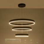 kelvo® VENOM KLV-101-0199 Κρεμαστό Φωτιστικό Οροφής LED 120W 12000lm 120° AC 220-240V IP20 Ρυθμιζόμενο Λευκό CCT με Χειριστήριο από 2700K έως 6000K Dimmable - Lumileds SMD Chip - Μαύρο Ματ - Μ80 x Π80 x Υ80cm - 3 Χρόνια Εγγύηση - Image 14