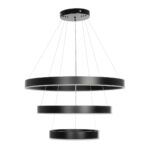 kelvo® VENOM KLV-101-0199-V2 Κρεμαστό Φωτιστικό Οροφής LED 120W 12000lm 120° AC 220-240V IP20 Ρυθμιζόμενο Λευκό CCT με Χειριστήριο από 2700K έως 6000K Dimmable - Lumileds SMD Chip - Μαύρο Ματ - Μ80 x Π80 x Υ80cm - 3 Χρόνια Εγγύηση - Image 7