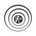 kelvo® VENOM KLV-101-0199-V2 Κρεμαστό Φωτιστικό Οροφής LED 120W 12000lm 120° AC 220-240V IP20 Ρυθμιζόμενο Λευκό CCT με Χειριστήριο από 2700K έως 6000K Dimmable - Lumileds SMD Chip - Μαύρο Ματ - Μ80 x Π80 x Υ80cm - 3 Χρόνια Εγγύηση - Image 10