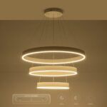 kelvo® VENOM KLV-101-0200 Κρεμαστό Φωτιστικό Οροφής LED 120W 12000lm 120° AC 220-240V IP20 Ρυθμιζόμενο Λευκό CCT με Χειριστήριο από 2700K έως 6000K Dimmable - Lumileds SMD Chip - Λευκό Ματ - Μ80 x Π80 x Υ80cm - 3 Χρόνια Εγγύηση - Image 14