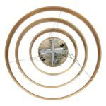 kelvo® VENOM KLV-101-0201 Κρεμαστό Φωτιστικό Οροφής LED 120W 12000lm 120° AC 220-240V IP20 Ρυθμιζόμενο Λευκό CCT με Χειριστήριο από 2700K έως 6000K Dimmable - Lumileds SMD Chip - Χρυσό Πλατίνα - Μ80 x Π80 x Υ80cm - 3 Χρόνια Εγγύηση - Image 10