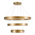 kelvo® VENOM KLV-101-0201-V2 Κρεμαστό Φωτιστικό Οροφής LED 120W 12000lm 120° AC 220-240V IP20 Ρυθμιζόμενο Λευκό CCT με Χειριστήριο από 2700K έως 6000K Dimmable - Lumileds SMD Chip - Χρυσό Πλατίνα - Μ80 x Π80 x Υ80cm - 3 Χρόνια Εγγύηση - Image 7