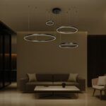 kelvo® VENOM KLV-101-0202 Κρεμαστό Φωτιστικό Οροφής LED 150W 15000lm 120° AC 220-240V IP20 Ρυθμιζόμενο Λευκό CCT με Χειριστήριο από 2700K έως 6000K Dimmable - Lumileds SMD Chip - Μαύρο Ματ - Μ150 x Π90 x Υ60cm - 3 Χρόνια Εγγύηση - Image 2