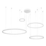 kelvo® VENOM KLV-101-0203 Κρεμαστό Φωτιστικό Οροφής LED 150W 15000lm 120° AC 220-240V IP20 Ρυθμιζόμενο Λευκό CCT με Χειριστήριο από 2700K έως 6000K Dimmable - Lumileds SMD Chip - Λευκό Ματ - Μ150 x Π90 x Υ60cm - 3 Χρόνια Εγγύηση - Image 3