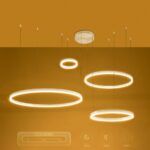 kelvo® VENOM KLV-101-0203 Κρεμαστό Φωτιστικό Οροφής LED 150W 15000lm 120° AC 220-240V IP20 Ρυθμιζόμενο Λευκό CCT με Χειριστήριο από 2700K έως 6000K Dimmable - Lumileds SMD Chip - Λευκό Ματ - Μ150 x Π90 x Υ60cm - 3 Χρόνια Εγγύηση - Image 11