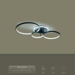 kelvo® NEMESIS KLV-101-0205 Φωτιστικό Οροφής LED 98W 9800lm 360° AC 220-240V IP20 Ρυθμιζόμενο Λευκό CCT με Χειριστήριο από 2700K έως 6000K Dimmable - Lumileds SMD Chip - Μαύρο Ματ - Μ89 x Π60 x Υ19cm - 3 Χρόνια Εγγύηση - Image 10