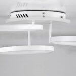 kelvo® NEMESIS KLV-101-0206 Φωτιστικό Οροφής LED 98W 9800lm 360° AC 220-240V IP20 Ρυθμιζόμενο Λευκό CCT με Χειριστήριο από 2700K έως 6000K Dimmable - Lumileds SMD Chip - Λευκό Ματ - Μ89 x Π60 x Υ19cm - 3 Χρόνια Εγγύηση - Image 6