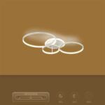 kelvo® NEMESIS KLV-101-0206 Φωτιστικό Οροφής LED 98W 9800lm 360° AC 220-240V IP20 Ρυθμιζόμενο Λευκό CCT με Χειριστήριο από 2700K έως 6000K Dimmable - Lumileds SMD Chip - Λευκό Ματ - Μ89 x Π60 x Υ19cm - 3 Χρόνια Εγγύηση - Image 9