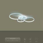 kelvo® NEMESIS KLV-101-0206 Φωτιστικό Οροφής LED 98W 9800lm 360° AC 220-240V IP20 Ρυθμιζόμενο Λευκό CCT με Χειριστήριο από 2700K έως 6000K Dimmable - Lumileds SMD Chip - Λευκό Ματ - Μ89 x Π60 x Υ19cm - 3 Χρόνια Εγγύηση - Image 10