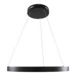 kelvo® NEMESIS KLV-101-0208 Κρεμαστό Φωτιστικό Οροφής LED 45W 4500lm 180° AC 220-240V IP20 Ρυθμιζόμενο Λευκό CCT με Χειριστήριο από 2700K έως 6000K Dimmable - Lumileds SMD Chip - Μαύρο Ματ - Μ60 x Π60 x Υ4cm - 3 Χρόνια Εγγύηση - Image 4