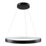 kelvo® NEMESIS KLV-101-0208 Κρεμαστό Φωτιστικό Οροφής LED 45W 4500lm 180° AC 220-240V IP20 Ρυθμιζόμενο Λευκό CCT με Χειριστήριο από 2700K έως 6000K Dimmable - Lumileds SMD Chip - Μαύρο Ματ - Μ60 x Π60 x Υ4cm - 3 Χρόνια Εγγύηση - Image 5