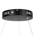 kelvo® NEMESIS KLV-101-0208 Κρεμαστό Φωτιστικό Οροφής LED 45W 4500lm 180° AC 220-240V IP20 Ρυθμιζόμενο Λευκό CCT με Χειριστήριο από 2700K έως 6000K Dimmable - Lumileds SMD Chip - Μαύρο Ματ - Μ60 x Π60 x Υ4cm - 3 Χρόνια Εγγύηση - Image 7