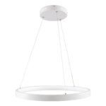 kelvo® NEMESIS KLV-101-0209 Κρεμαστό Φωτιστικό Οροφής LED 45W 4500lm 180° AC 220-240V IP20 Ρυθμιζόμενο Λευκό CCT με Χειριστήριο από 2700K έως 6000K Dimmable - Lumileds SMD Chip - Λευκό Ματ - Μ60 x Π60 x Υ4cm - 3 Χρόνια Εγγύηση - Image 5