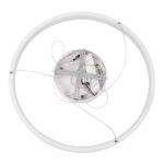 kelvo® NEMESIS KLV-101-0209 Κρεμαστό Φωτιστικό Οροφής LED 45W 4500lm 180° AC 220-240V IP20 Ρυθμιζόμενο Λευκό CCT με Χειριστήριο από 2700K έως 6000K Dimmable - Lumileds SMD Chip - Λευκό Ματ - Μ60 x Π60 x Υ4cm - 3 Χρόνια Εγγύηση - Image 8