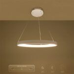 kelvo® NEMESIS KLV-101-0209 Κρεμαστό Φωτιστικό Οροφής LED 45W 4500lm 180° AC 220-240V IP20 Ρυθμιζόμενο Λευκό CCT με Χειριστήριο από 2700K έως 6000K Dimmable - Lumileds SMD Chip - Λευκό Ματ - Μ60 x Π60 x Υ4cm - 3 Χρόνια Εγγύηση - Image 12