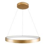 kelvo® NEMESIS KLV-101-0210 Κρεμαστό Φωτιστικό Οροφής LED 45W 4500lm 180° AC 220-240V IP20 Ρυθμιζόμενο Λευκό CCT με Χειριστήριο από 2700K έως 6000K Dimmable - Lumileds SMD Chip - Χρυσό Πλατίνα - Μ60 x Π60 x Υ4cm - 3 Χρόνια Εγγύηση - Image 5