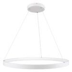 kelvo® NEMESIS KLV-101-0212 Κρεμαστό Φωτιστικό Οροφής LED 67W 6700lm 180° AC 220-240V IP20 Ρυθμιζόμενο Λευκό CCT με Χειριστήριο από 2700K έως 6000K Dimmable - Lumileds SMD Chip - Λευκό Ματ - Μ80 x Π80 x Υ4cm - 3 Χρόνια Εγγύηση - Image 5