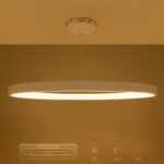 kelvo® NEMESIS KLV-101-0212 Κρεμαστό Φωτιστικό Οροφής LED 67W 6700lm 180° AC 220-240V IP20 Ρυθμιζόμενο Λευκό CCT με Χειριστήριο από 2700K έως 6000K Dimmable - Lumileds SMD Chip - Λευκό Ματ - Μ80 x Π80 x Υ4cm - 3 Χρόνια Εγγύηση - Image 11