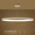 kelvo® NEMESIS KLV-101-0212 Κρεμαστό Φωτιστικό Οροφής LED 67W 6700lm 180° AC 220-240V IP20 Ρυθμιζόμενο Λευκό CCT με Χειριστήριο από 2700K έως 6000K Dimmable - Lumileds SMD Chip - Λευκό Ματ - Μ80 x Π80 x Υ4cm - 3 Χρόνια Εγγύηση - Image 12