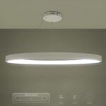 kelvo® NEMESIS KLV-101-0212 Κρεμαστό Φωτιστικό Οροφής LED 67W 6700lm 180° AC 220-240V IP20 Ρυθμιζόμενο Λευκό CCT με Χειριστήριο από 2700K έως 6000K Dimmable - Lumileds SMD Chip - Λευκό Ματ - Μ80 x Π80 x Υ4cm - 3 Χρόνια Εγγύηση - Image 13