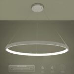 kelvo® NEMESIS KLV-101-0215 Κρεμαστό Φωτιστικό Οροφής LED 75W 7500lm 180° AC 220-240V IP20 Ρυθμιζόμενο Λευκό CCT με Χειριστήριο από 2700K έως 6000K Dimmable - Lumileds SMD Chip - Λευκό Ματ - Μ100 x Π100 x Υ4cm - 3 Χρόνια Εγγύηση - Image 13