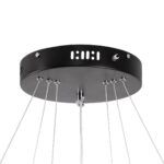 kelvo® NEMESIS KLV-101-0217 Κρεμαστό Φωτιστικό Οροφής LED 100W 10000lm 180° AC 220-240V IP20 Ρυθμιζόμενο Λευκό CCT με Χειριστήριο από 2700K έως 6000K Dimmable - Lumileds SMD Chip - Μαύρο Ματ - Μ60 x Π60 x Υ60cm - 3 Χρόνια Εγγύηση - Image 9