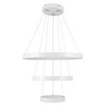 kelvo® NEMESIS KLV-101-0218 Κρεμαστό Φωτιστικό Οροφής LED 100W 10000lm 180° AC 220-240V IP20 Ρυθμιζόμενο Λευκό CCT με Χειριστήριο από 2700K έως 6000K Dimmable - Lumileds SMD Chip - Λευκό Ματ - Μ60 x Π60 x Υ60cm - 3 Χρόνια Εγγύηση - Image 4