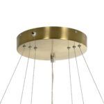 kelvo® NEMESIS KLV-101-0219 Κρεμαστό Φωτιστικό Οροφής LED 100W 10000lm 180° AC 220-240V IP20 Ρυθμιζόμενο Λευκό CCT με Χειριστήριο από 2700K έως 6000K Dimmable - Lumileds SMD Chip - Χρυσό Πλατίνα - Μ60 x Π60 x Υ60cm - 3 Χρόνια Εγγύηση - Image 9