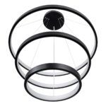 kelvo® NEMESIS KLV-101-0220 Κρεμαστό Φωτιστικό Οροφής LED 120W 12000lm 180° AC 220-240V IP20 Ρυθμιζόμενο Λευκό CCT με Χειριστήριο από 2700K έως 6000K Dimmable - Lumileds SMD Chip - Μαύρο Ματ - Μ80 x Π80 x Υ80cm - 3 Χρόνια Εγγύηση - Image 5