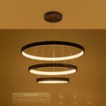 kelvo® NEMESIS KLV-101-0220 Κρεμαστό Φωτιστικό Οροφής LED 120W 12000lm 180° AC 220-240V IP20 Ρυθμιζόμενο Λευκό CCT με Χειριστήριο από 2700K έως 6000K Dimmable - Lumileds SMD Chip - Μαύρο Ματ - Μ80 x Π80 x Υ80cm - 3 Χρόνια Εγγύηση - Image 13